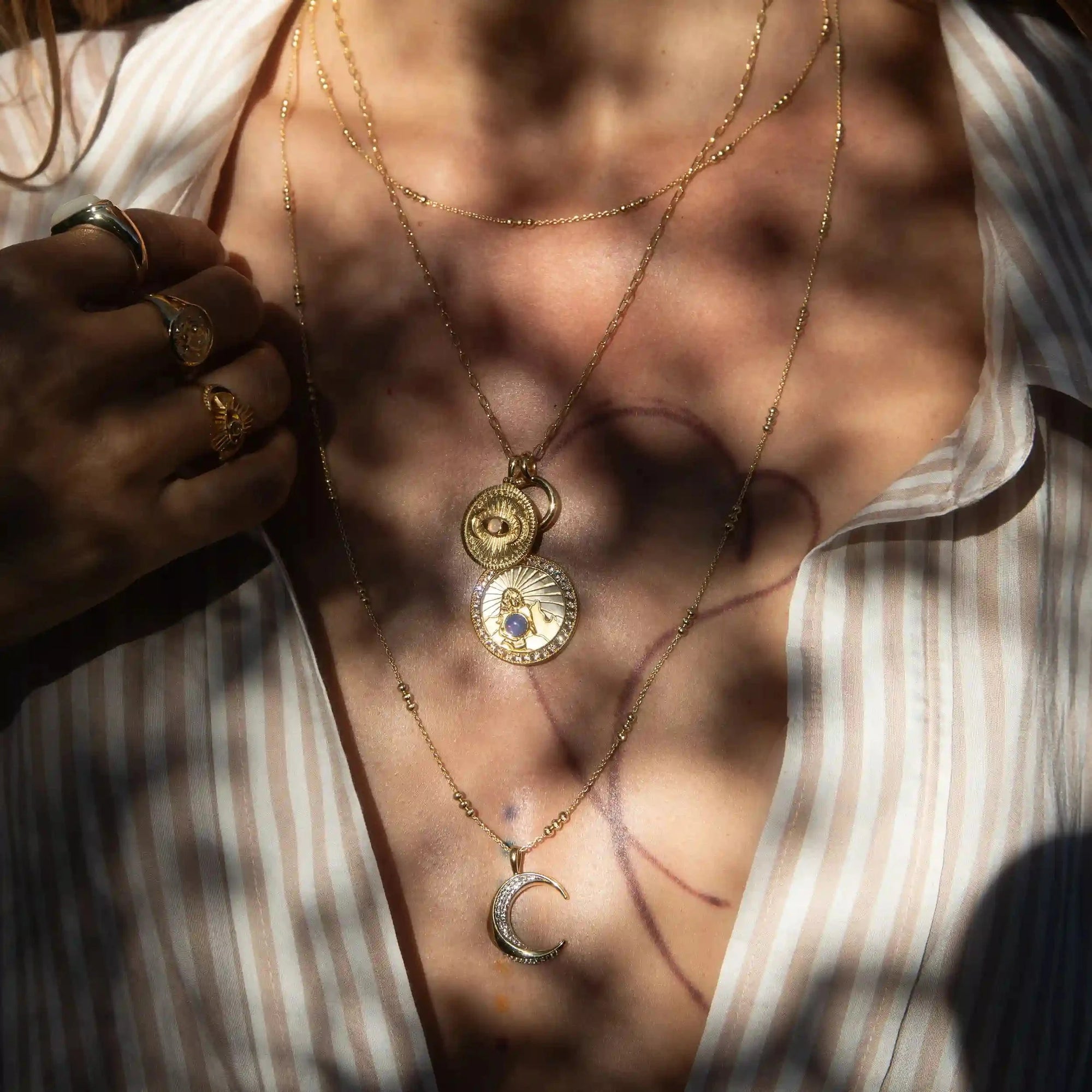 Mother Earth Necklace | 14K Yellow Gold Vermeil