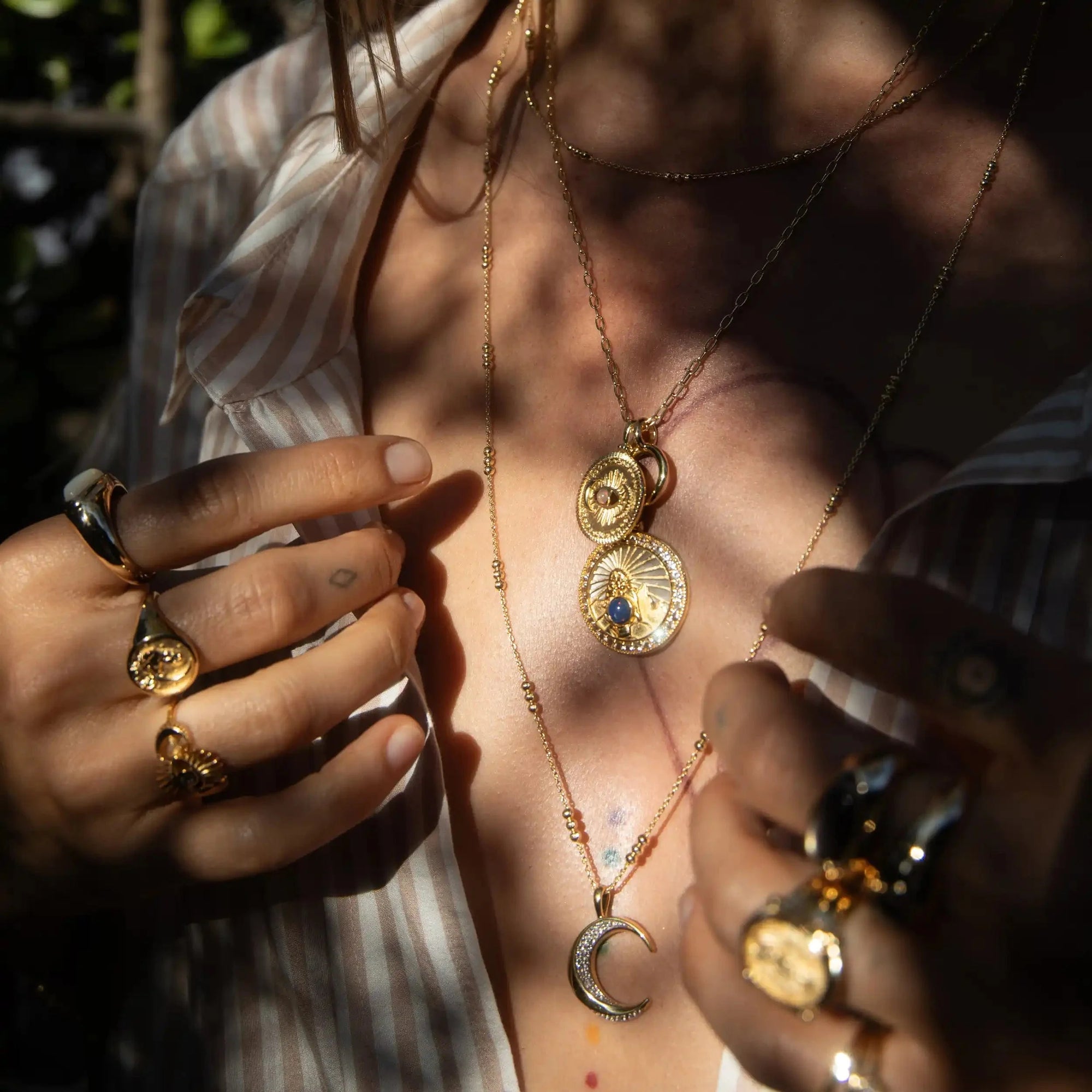 Orbit Chain | 14K Yellow Gold Vermeil