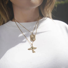 Pro Roe Dog Tag Necklace | 14K Yellow Gold Vermeil