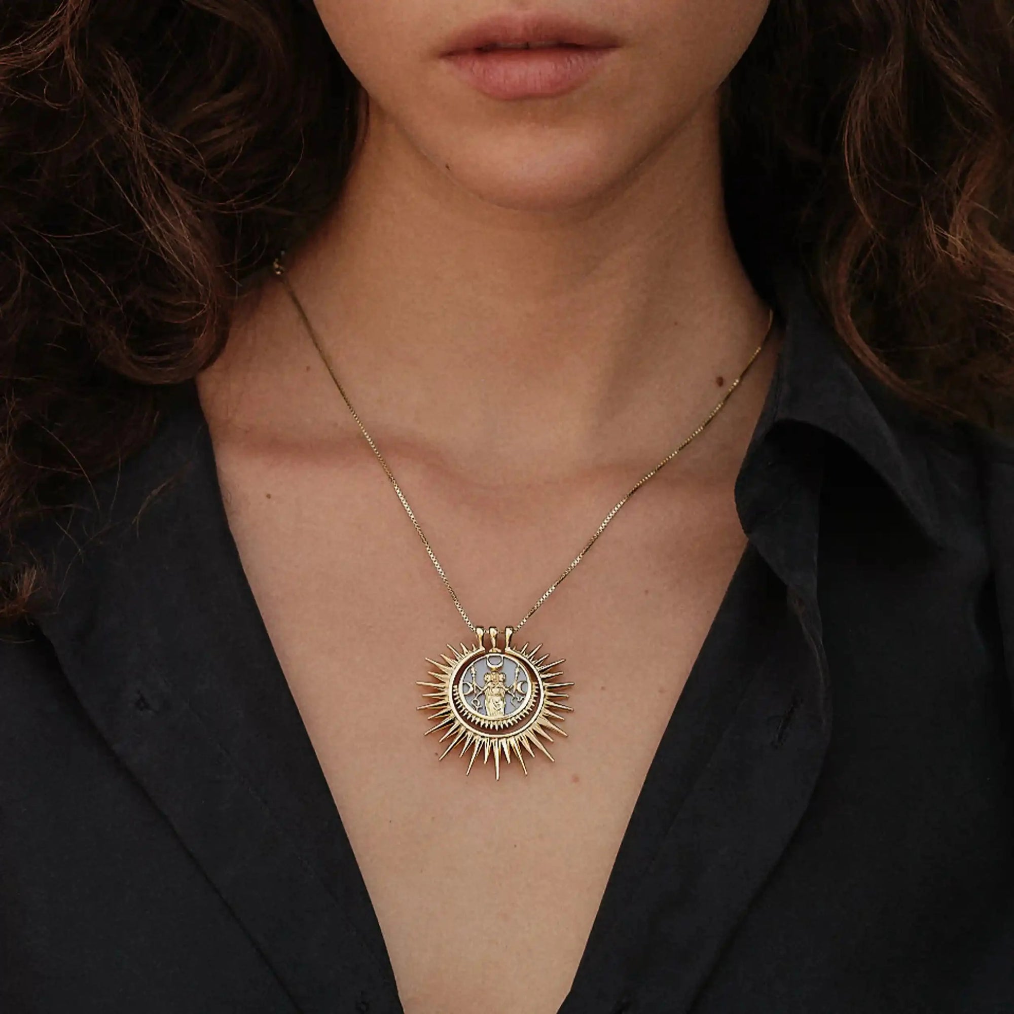 Special Edition Hecate Halo Necklace | Sterling Silver