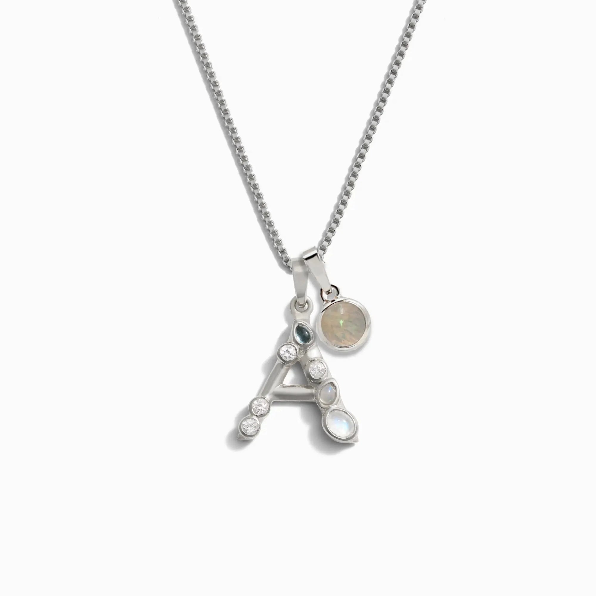 Initial Necklace Set | Sterling Silver