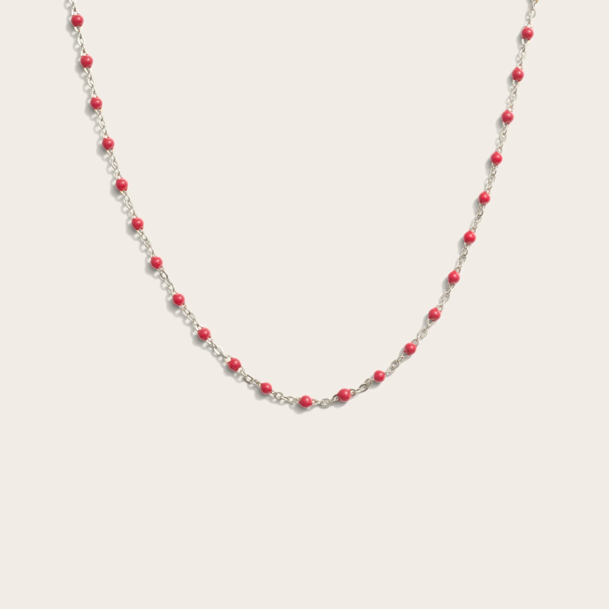 Pop Of Color Necklace | Sterling Silver