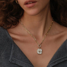 Third Eye Locket Single Charm Necklace | 14K Yellow Gold Vermeil