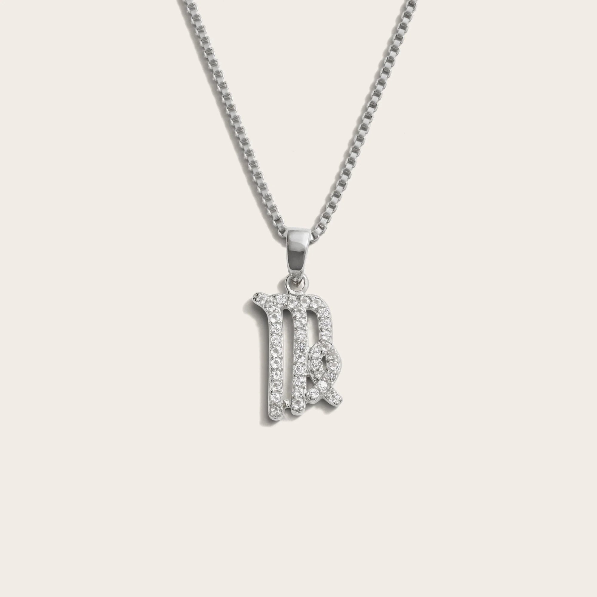 Zodiac Gemstone Necklace | Sterling Silver