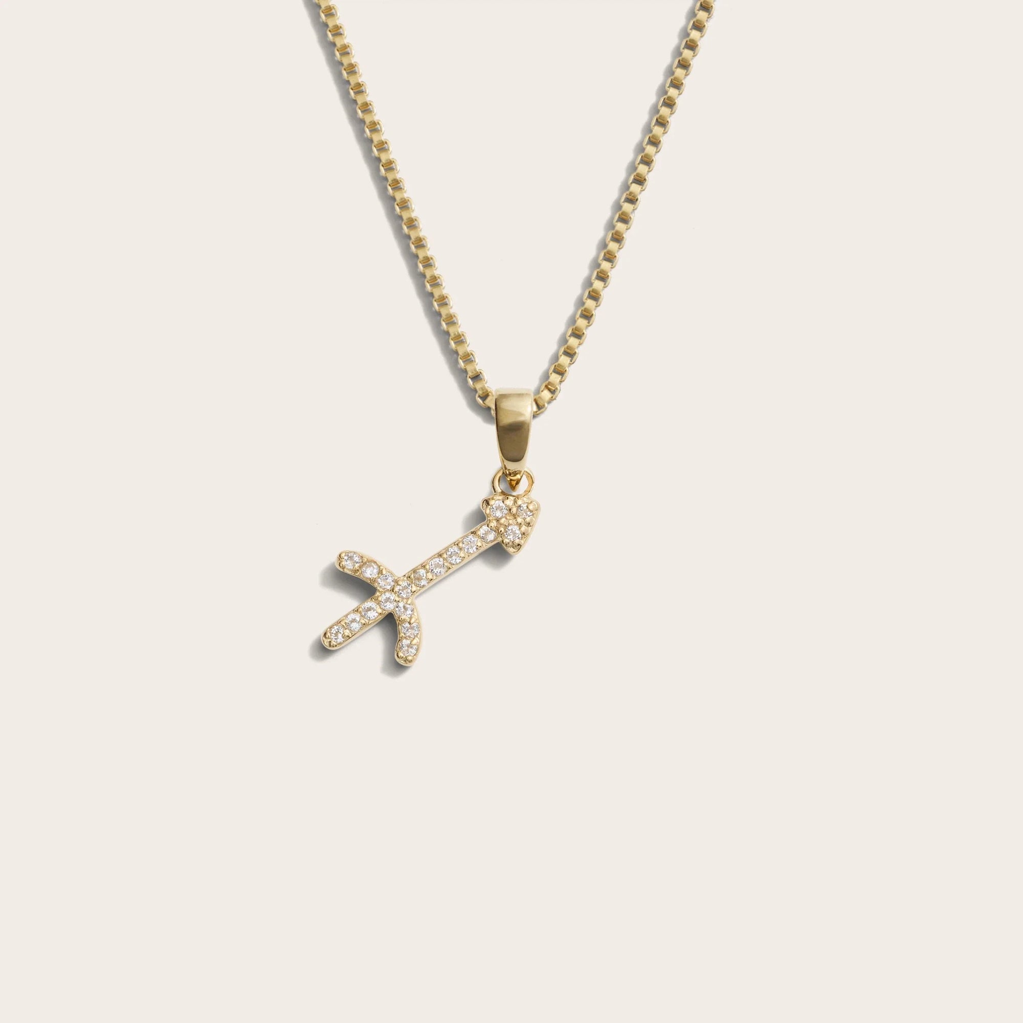 Zodiac Gemstone Necklace | 14K Yellow Gold Vermeil