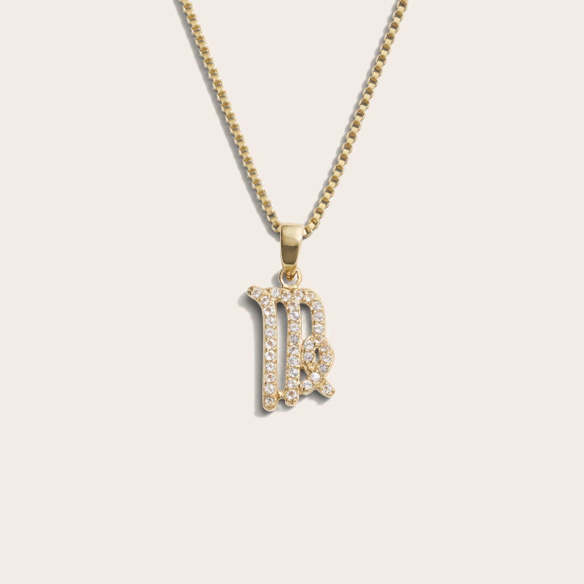 Zodiac Gemstone Necklace | 14K Yellow Gold Vermeil