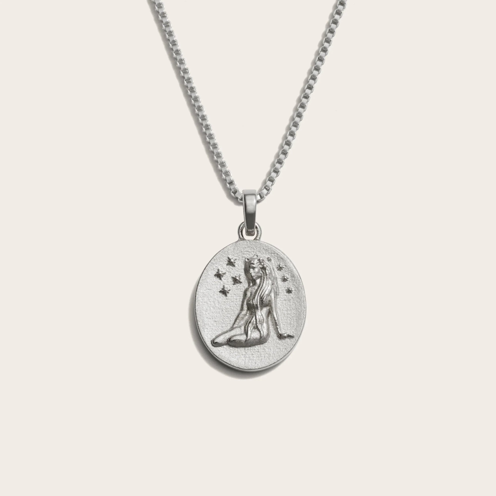 Zodiac Goddess Necklace | Sterling Silver