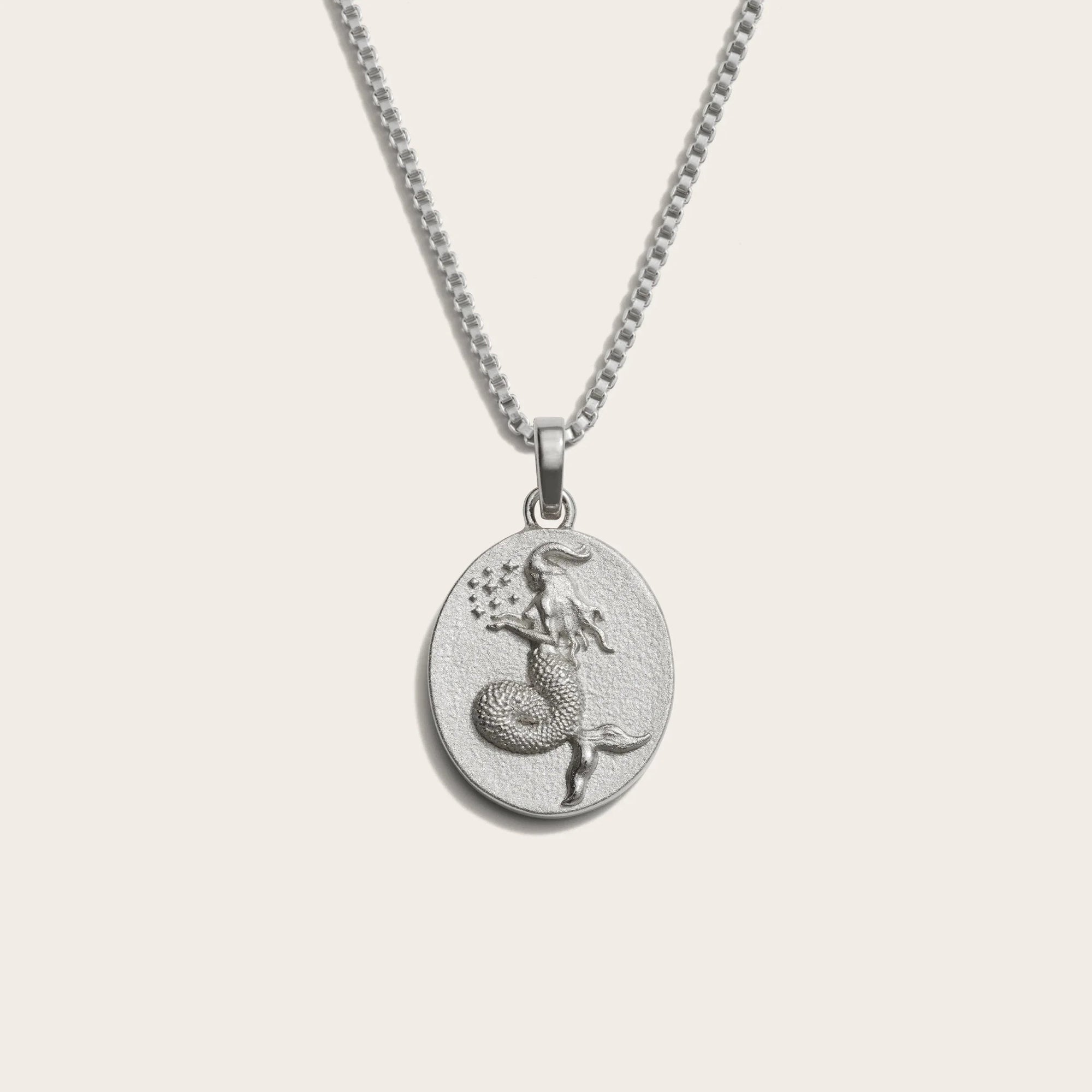 Zodiac Goddess Necklace | Sterling Silver