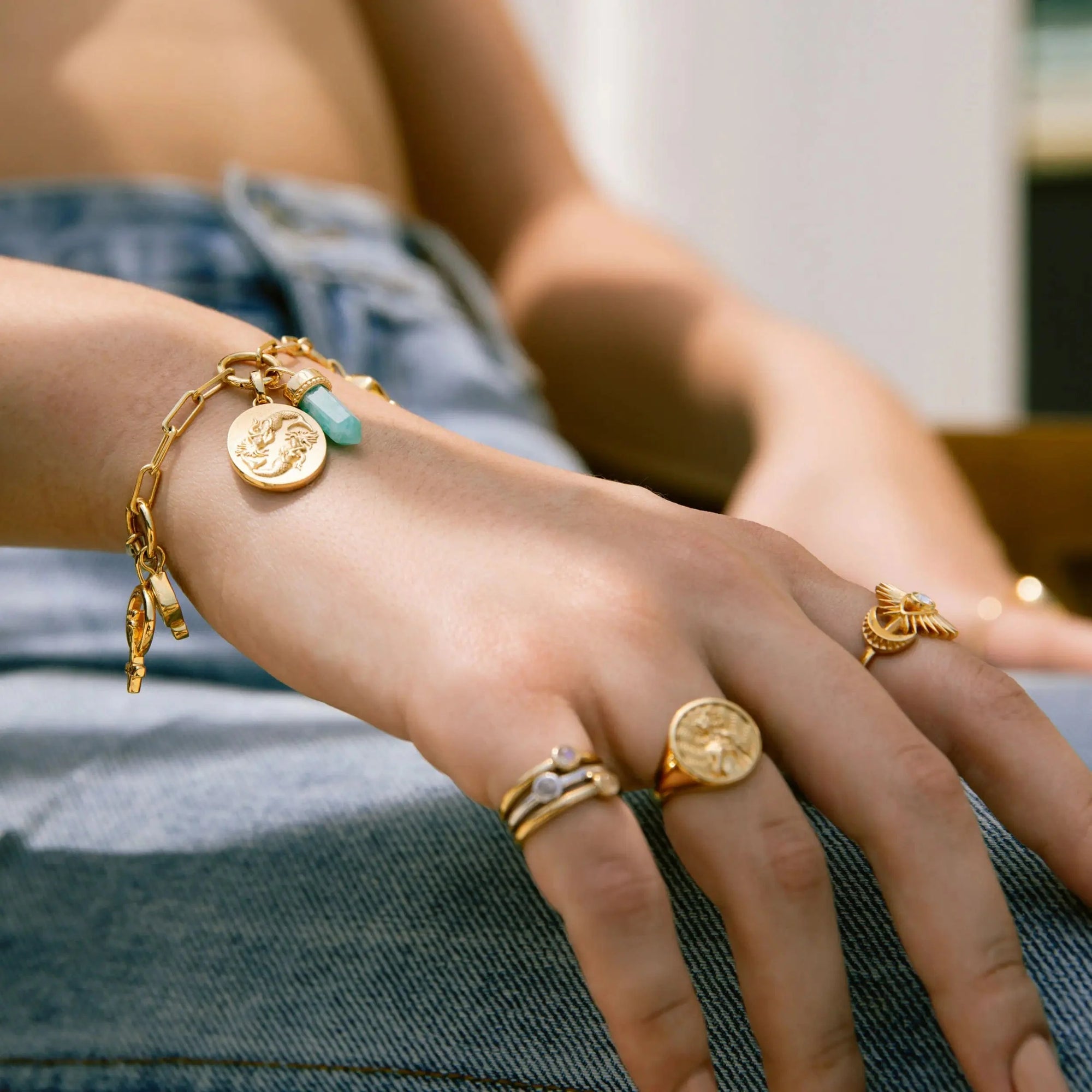 Zodiac Goddess Necklace | 14K Yellow Gold Vermeil