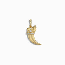 Shakira She-Wolf Claw Amulet | 14K Yellow Gold Vermeil