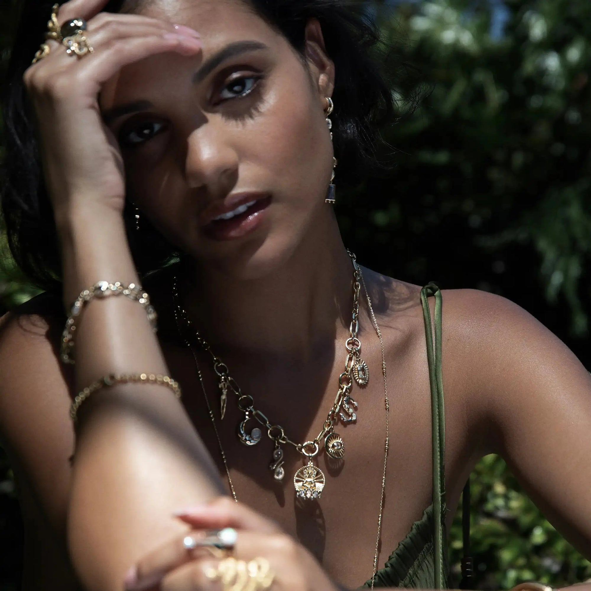 Lady Buddha Necklace | 14K Yellow Gold Vermeil