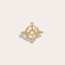 Compass Rose Ring | 14K Yellow Gold Vermeil