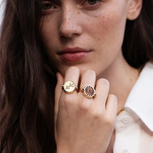 Aries & Fire Flip Ring | 14K Yellow Gold Vermeil