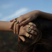 Cancer & Water Flip Ring | Sterling Silver