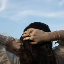 Sagittarius & Fire Flip Ring | 14K Yellow Gold Vermeil
