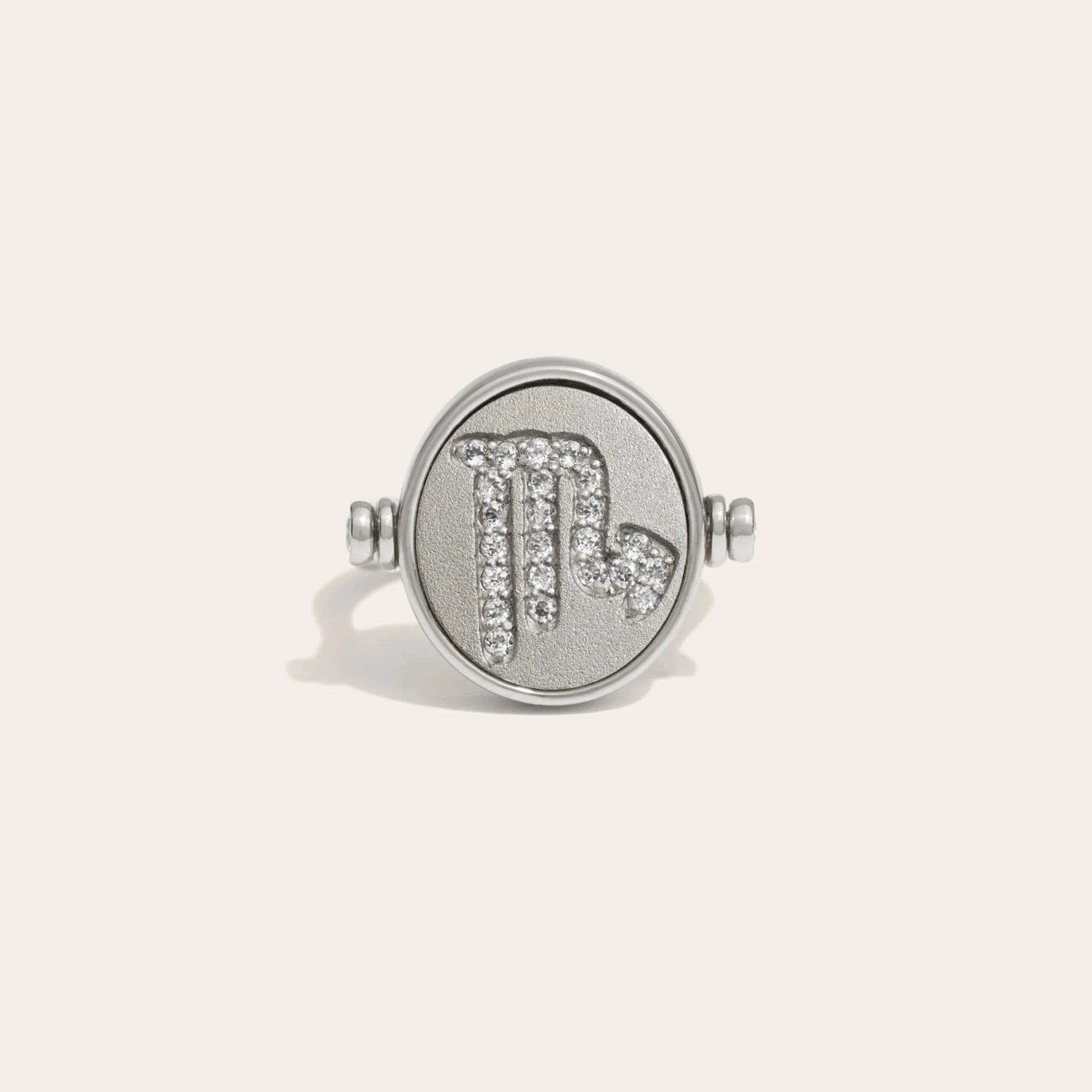 Scorpio & Water Flip Ring | Sterling Silver