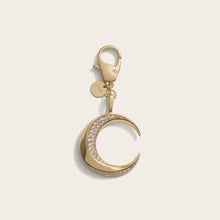 Twisted Moon Bag Charm | Brass/Gold Vermeil
