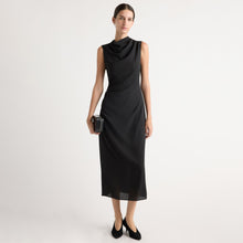 Karolina | Ayelet Gathered-Neck Dress in Size Extra Small