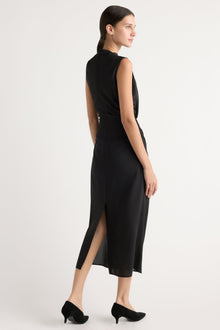 Karolina | Ayelet Gathered-Neck Dress in Size Extra Small