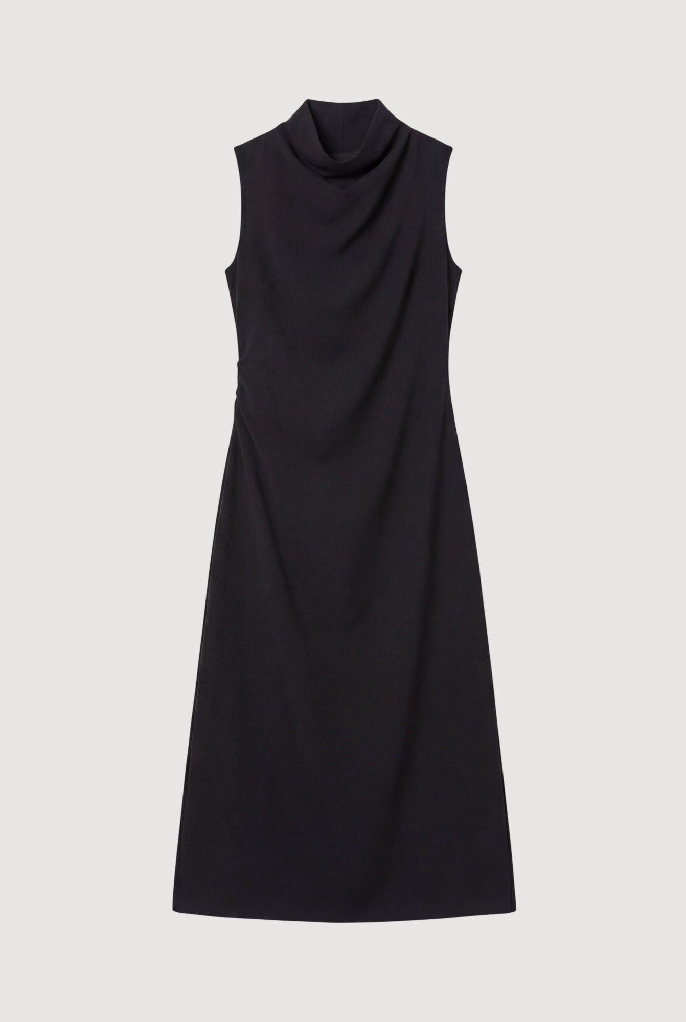 Karolina | Ayelet Gathered-Neck Dress in Size Extra Small