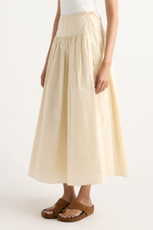 Arya | Bao Organic Cotton Drop-Waist Skirt in Size Small