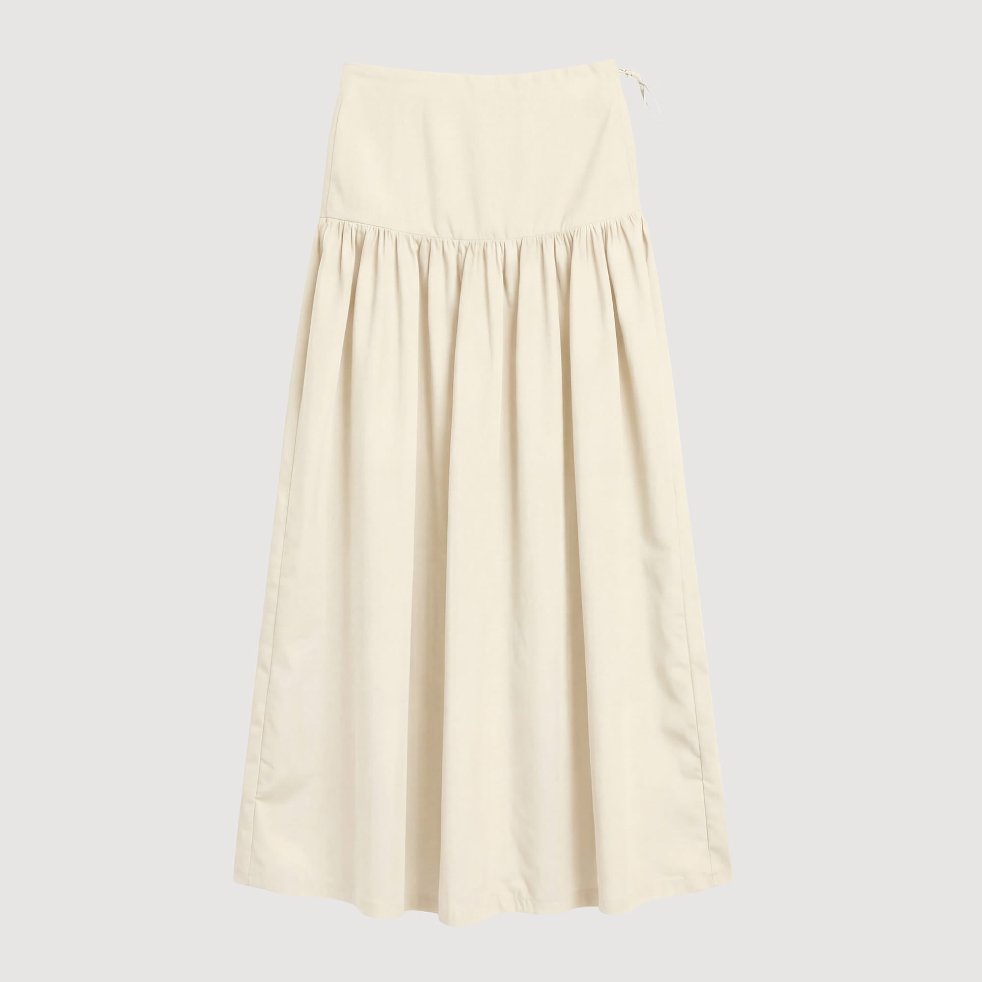 Bao Organic Cotton Drop-Waist Skirt (Petite) | Butter Yellow