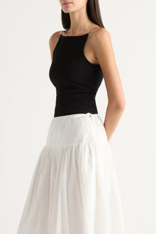 Karolina | Bao Organic Cotton Drop-Waist Skirt in Size Extra Small