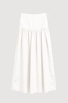 Bao Organic Cotton Drop-Waist Skirt (Petite) | White