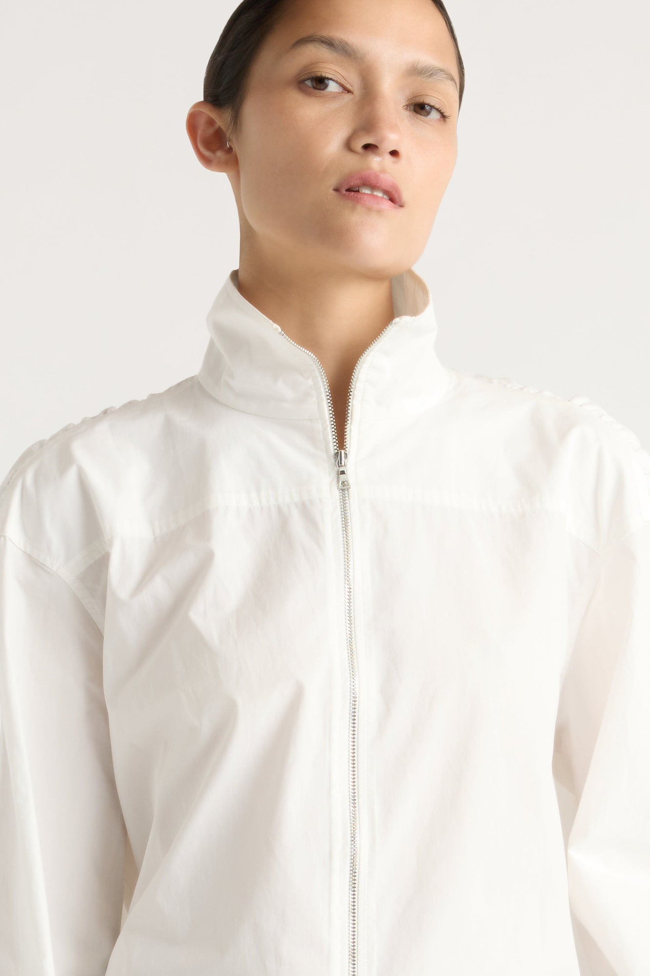 Charlotte | Baylor Cotton Back-Detail Tunic Blouse in Size Small 