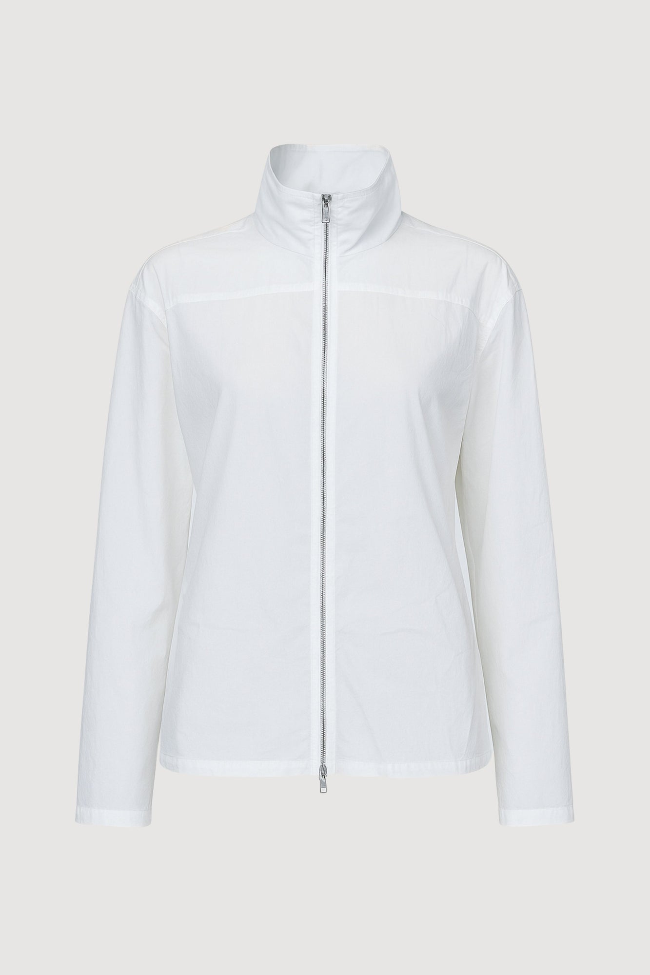Charlotte | Baylor Cotton Back-Detail Tunic Blouse in Size Small  - Flat