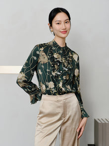 Mulberry Silk Shirt | Green