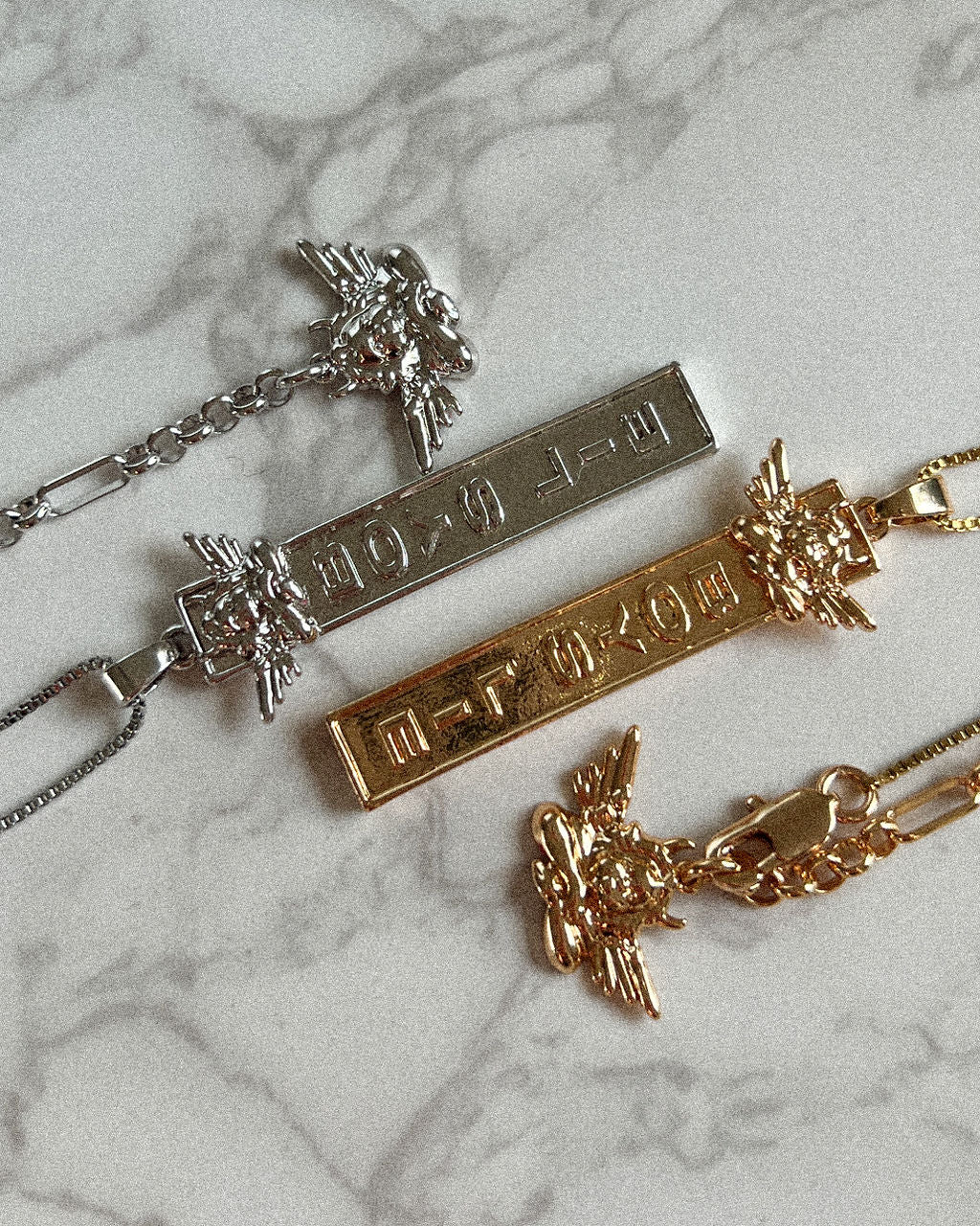 The Suzi Angel Necklace | Silver