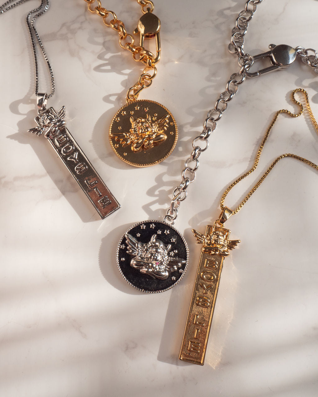 The Suzi Angel Necklace | Silver