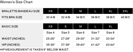 Product size guide