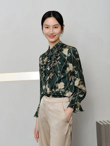 Mulberry Silk Shirt | Green