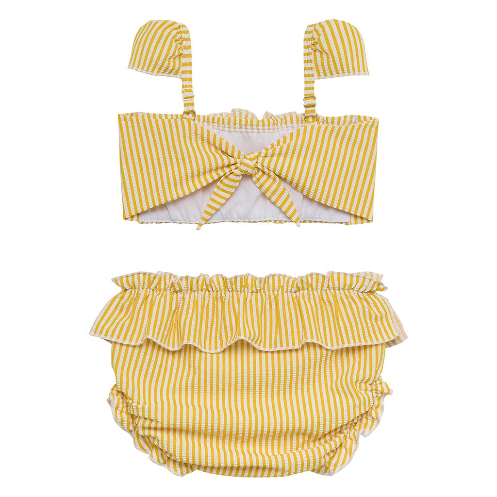 Kids | Cabana Bikini Set | Canary Stripe