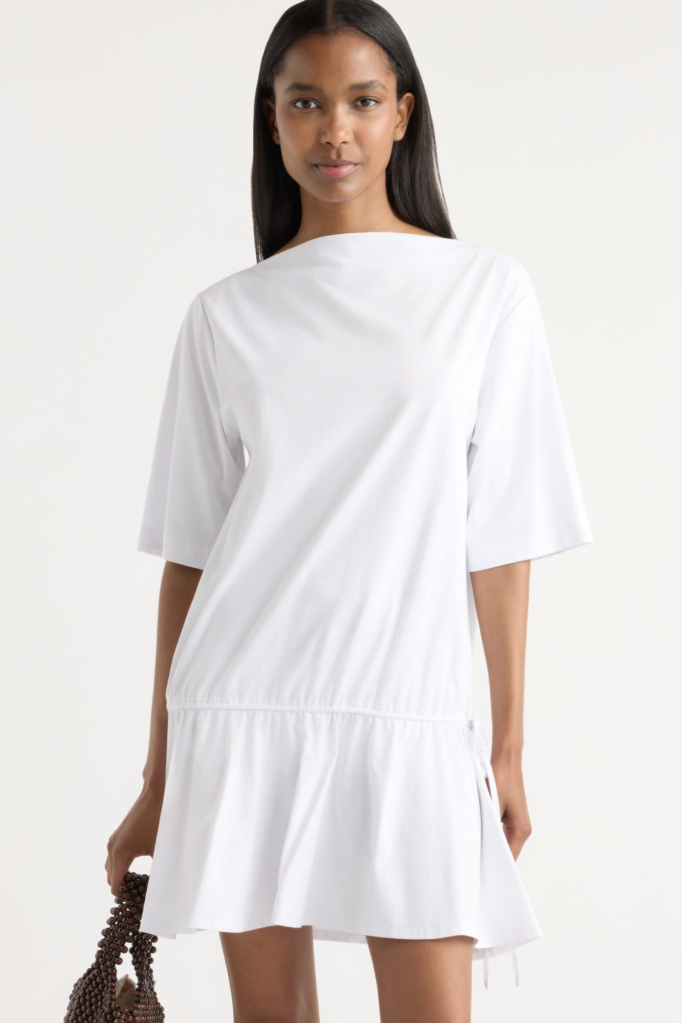 Isilda | Caro Cinchable T-Shirt Dress in Size Extra Small