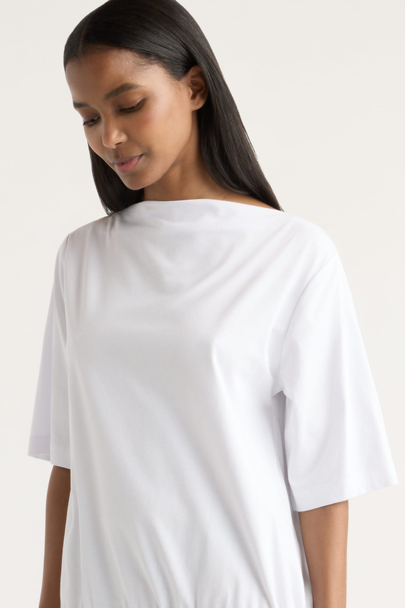 Isilda | Caro Cinchable T-Shirt Dress in Size Extra Small
