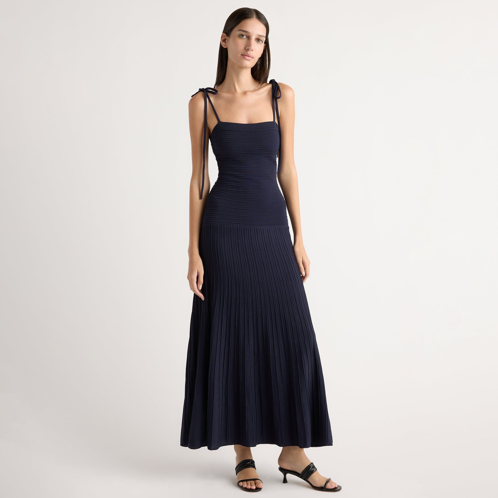 Karolina | Chan Ottoman-Knit Dress in Size Extra Small