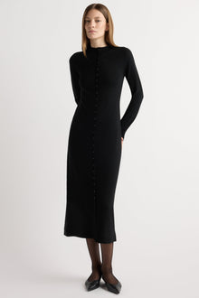 Marije | Charu Wool Button Maxi Dress in Size Small