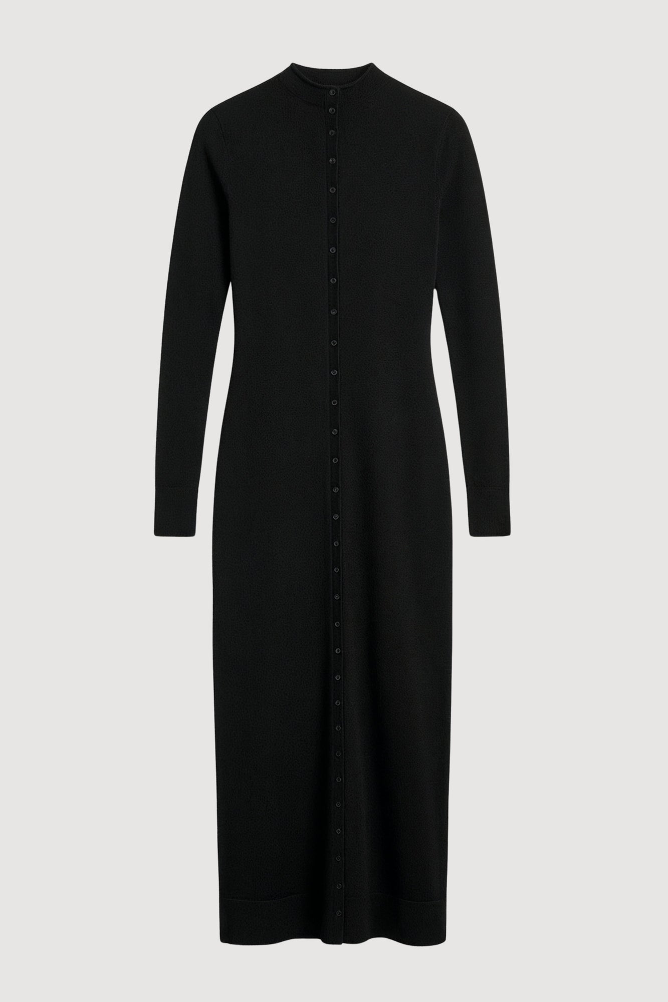 Shelby | Charu Wool Button Maxi Dress in Size Small - Flat