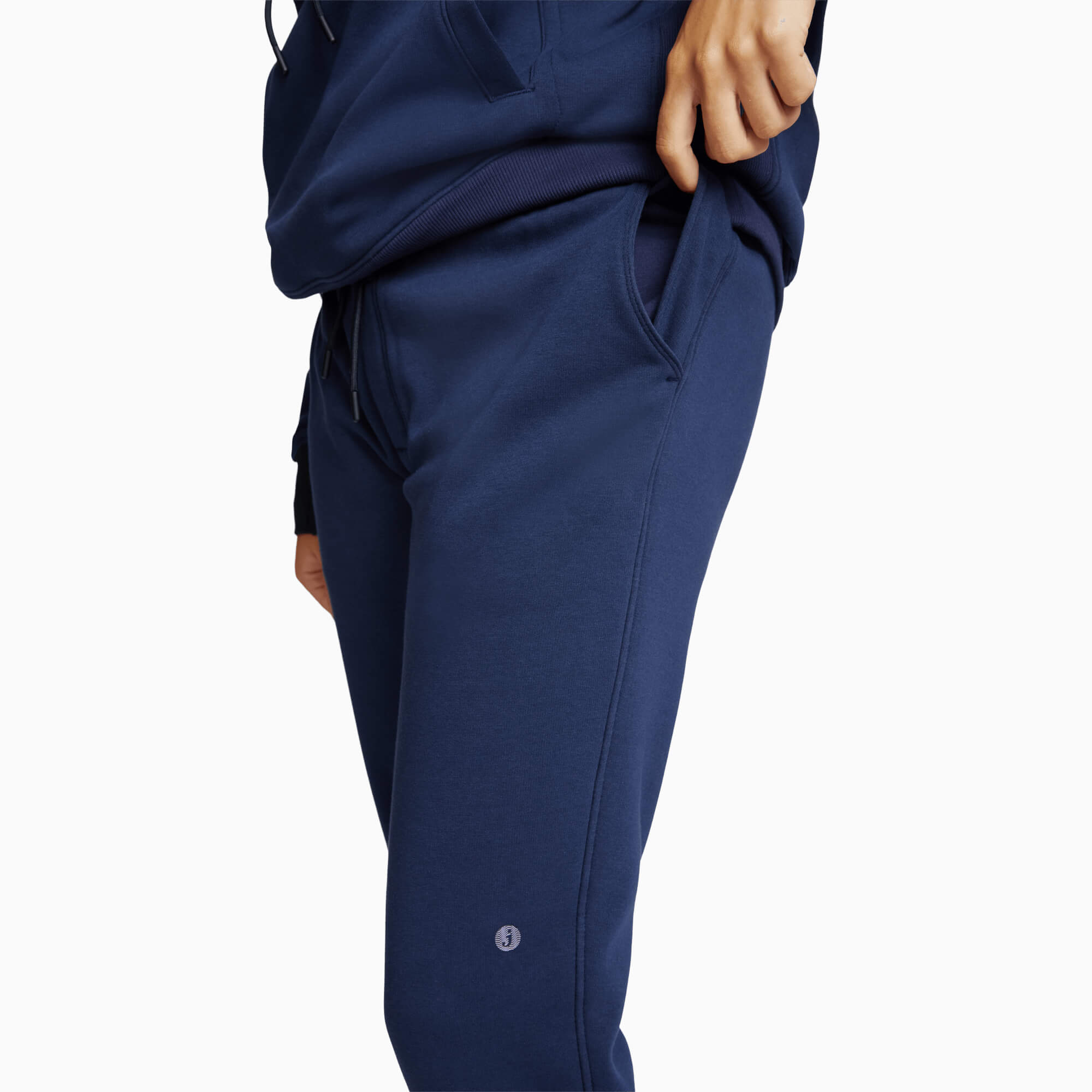 Chilluxe Brushed Fleece Joggers | Navy