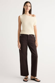 Karolina | Chisa Textured Off-Shoulder Knit Top in Size Extra Small