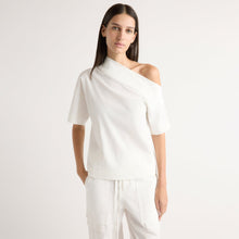 Karolina | Chiyori Off-Shoulder Placket Blouse in Size Extra Small