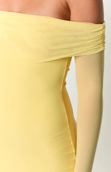 Coraline Long Sleeve Maxi Dress | Yellow