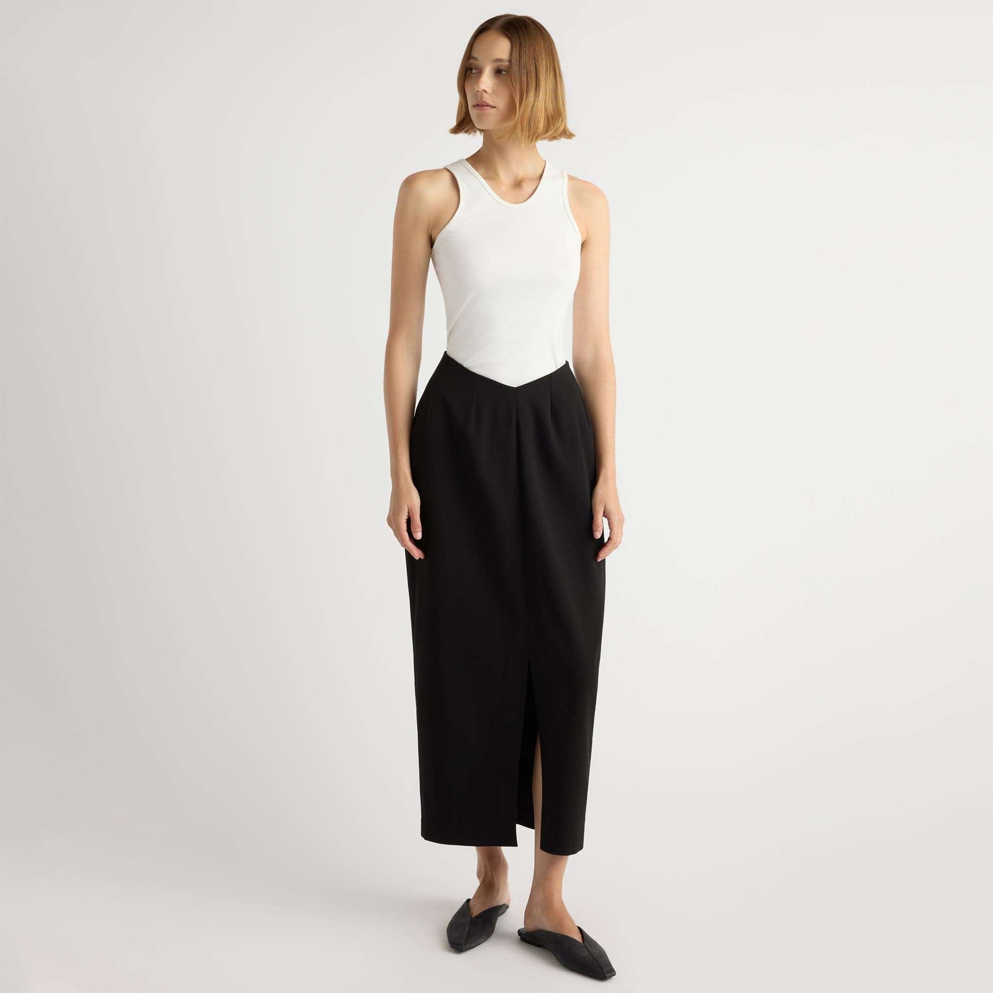 Mali | Coye V-Waist Pencil Skirt in Size Small