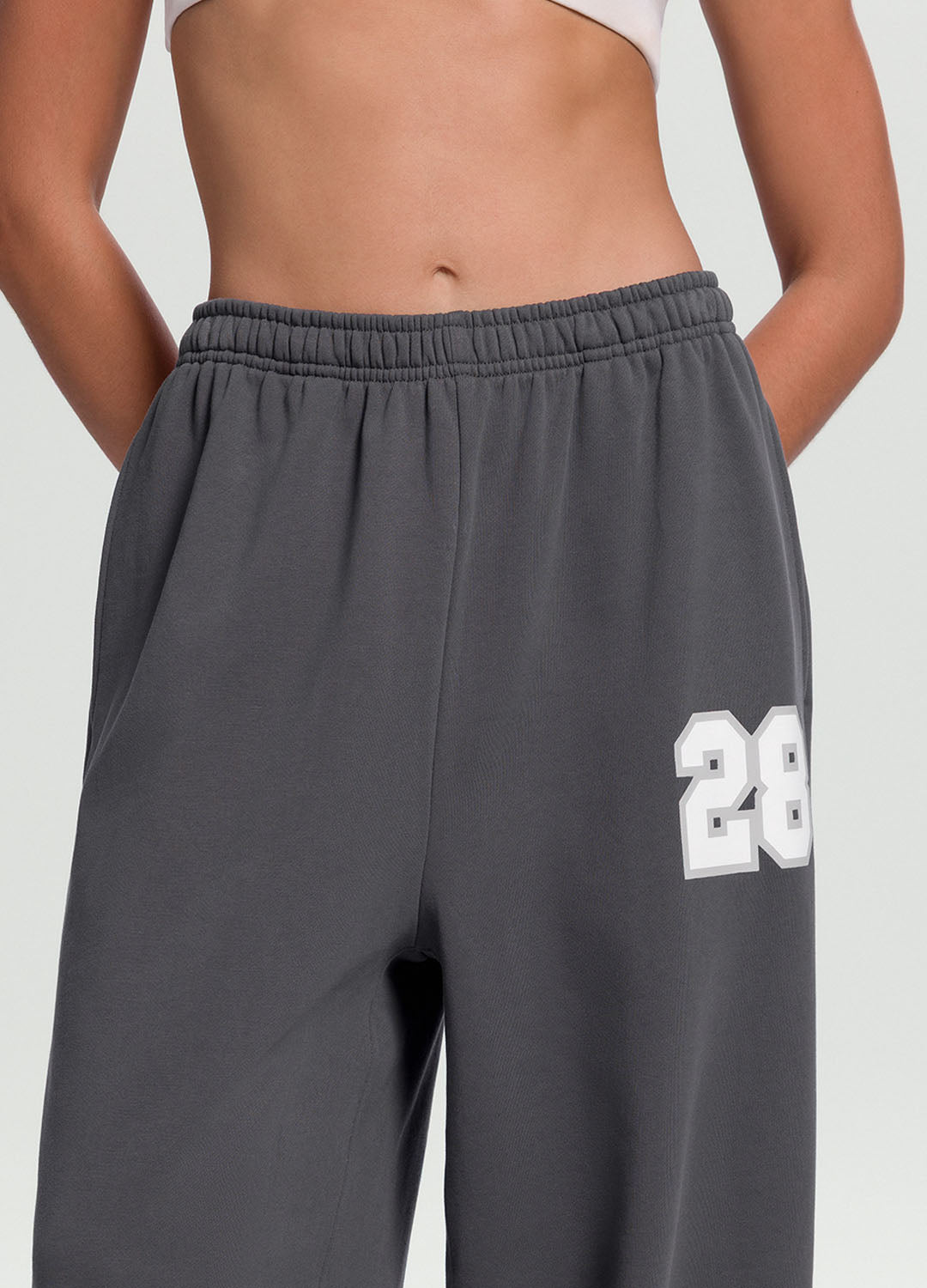 Better League Wide-Leg Sweatpants | Charcoal