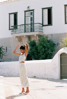 Andie Corset Top | Sage Floral