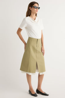 Renee | Devon Layered Skirt in Size Extra Small