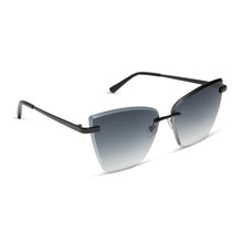 Womens | Becky V Sunglasses | Black | Grey Gradient Lenses